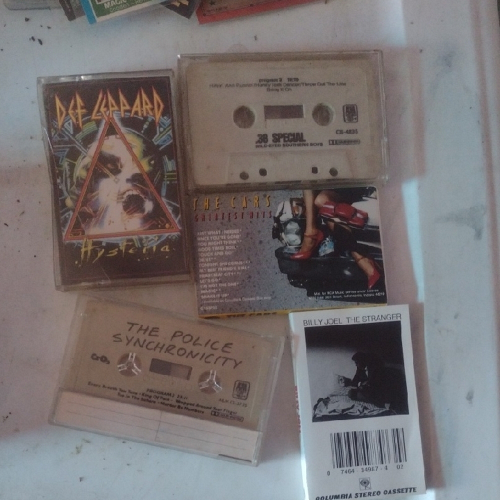 Classic Rock Cassette Tape Collection